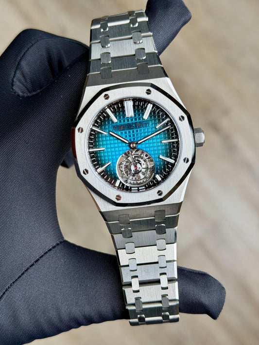 Audemars Piguet Royal Oak Tourbillon Smoked Blue Titanium 2023 Preowned 26730TI