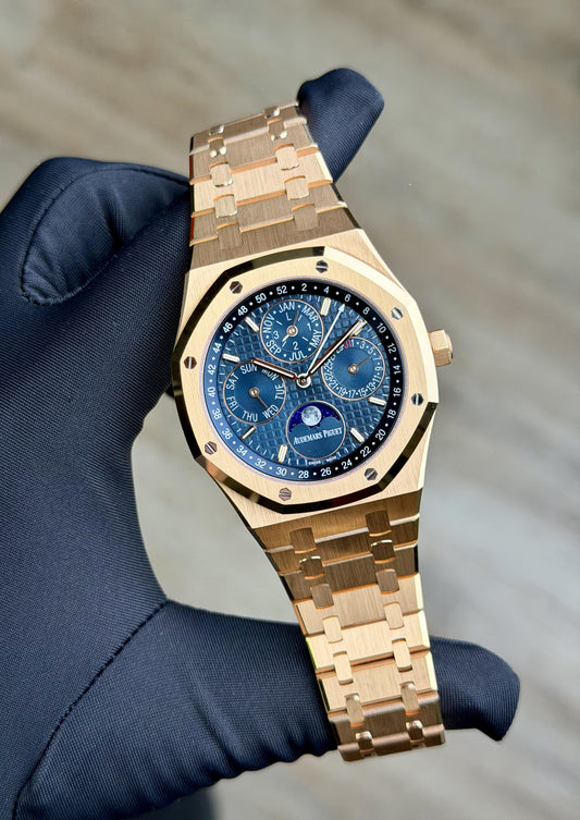 Audemars Piguet Royal Oak Blue  Unworn 26574OR.OO.1220OR.02