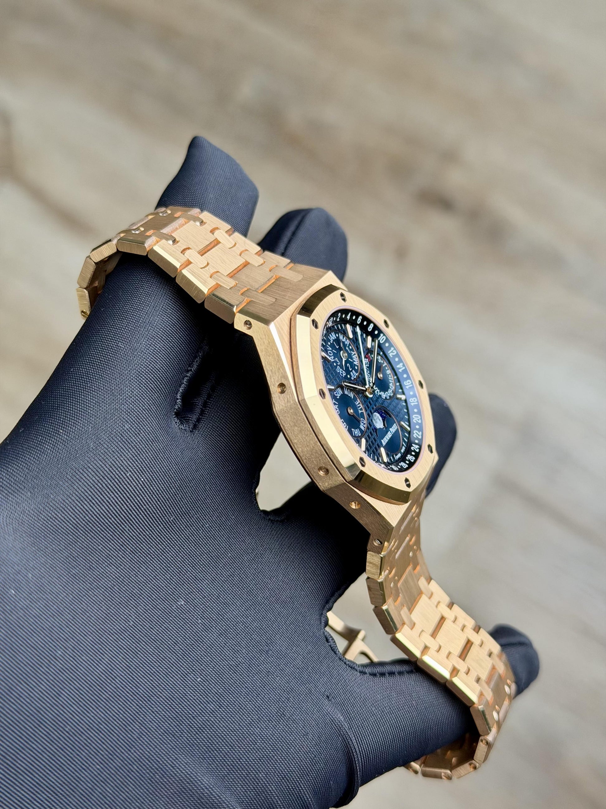 Audemars Piguet Royal Oak Blue  Unworn 26574OR.OO.1220OR.02