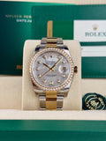 Rolex Datejust 36 MOP Pearl Diamond Bezel Oyster Preowned 2017 116243