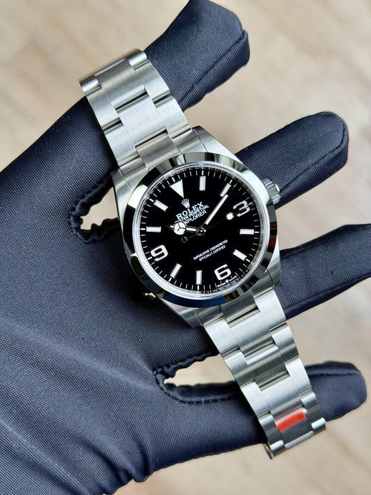 Rolex Explorer 40 Black Index Arabic Smooth Oyster 2026 Unworn 224270