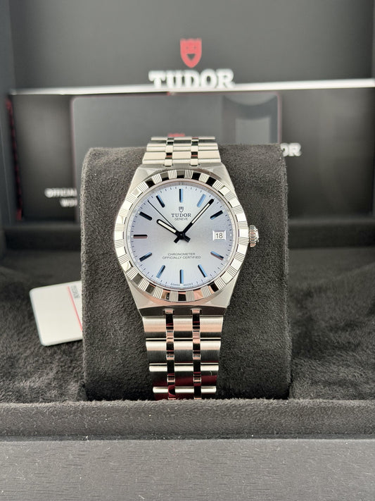 Tudor Royal 36 Light Blue Index Bracelet 2026 Unworn M2836C1A0-0106