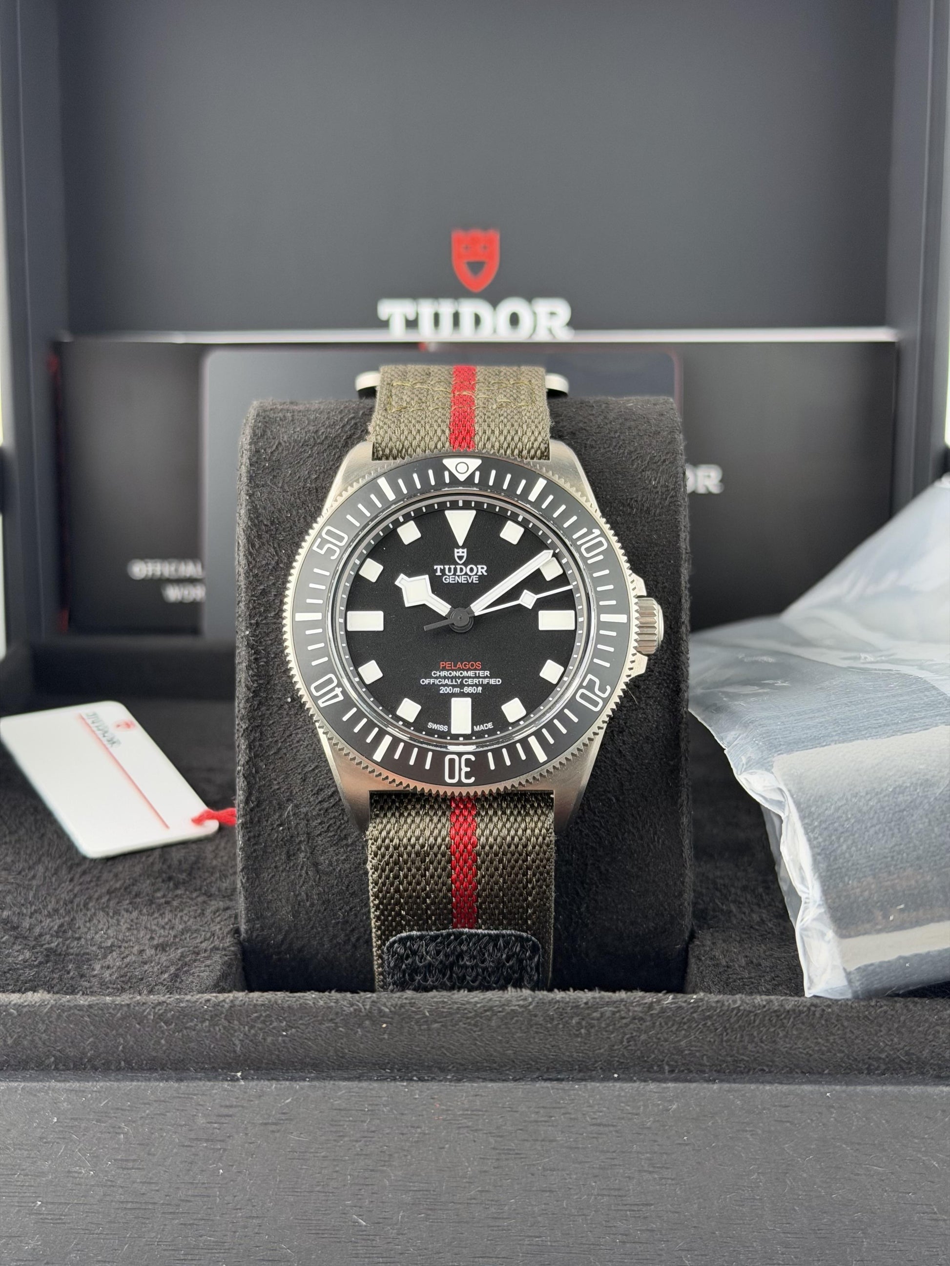 Tudor Pelagos FXD 42 Black Titanium Nato Strap 2026 Unworn M25717N-0001