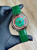 Jacob & Co. Casino Tourbillon 44 Malachite Roulette 2026 Unworn CA100.40.AA.AE.A