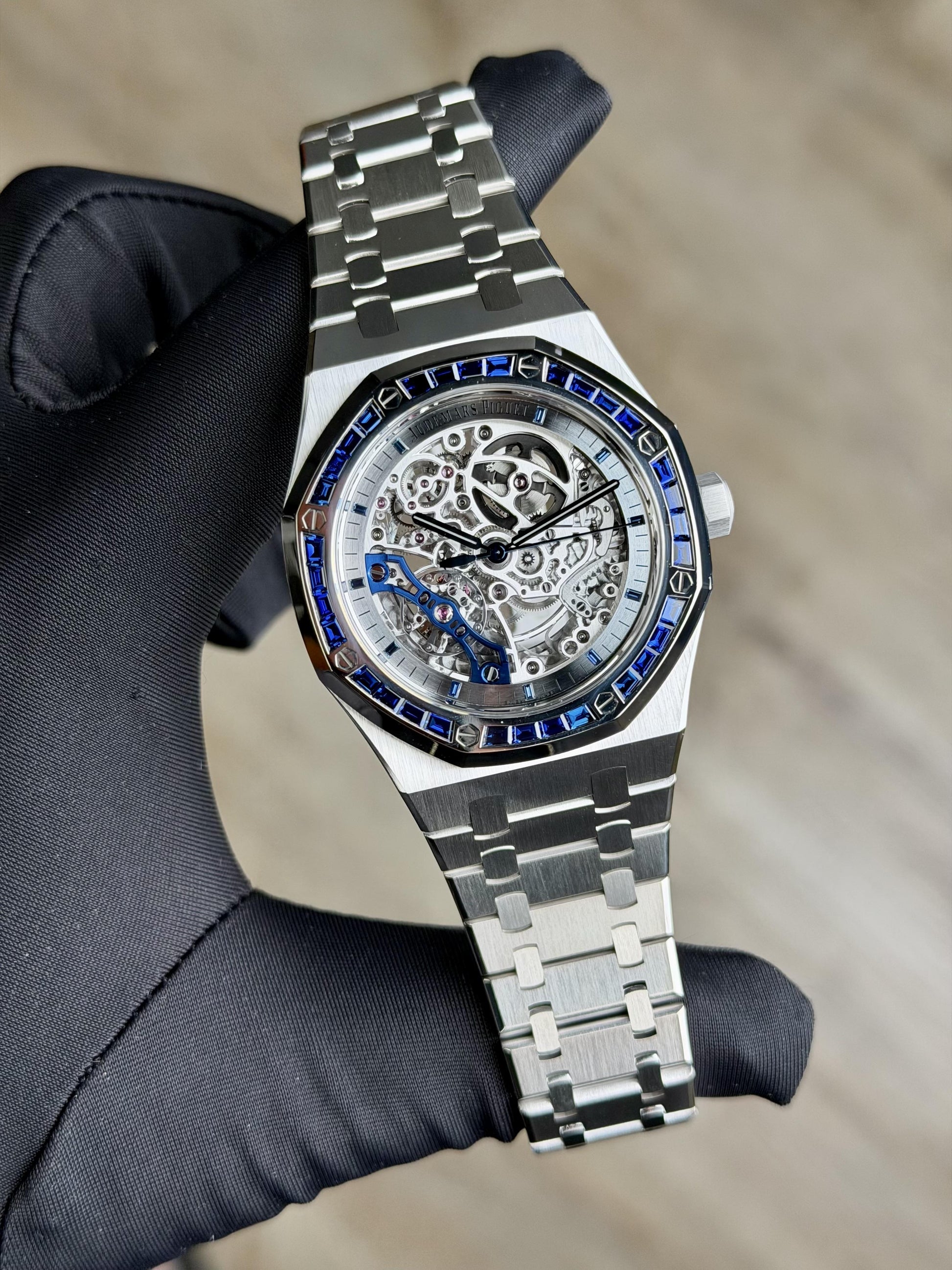 Audemars Piguet Royal Oak Dble Balance Blue Sapphire Unworn 15412BC.SS.1220BC.02