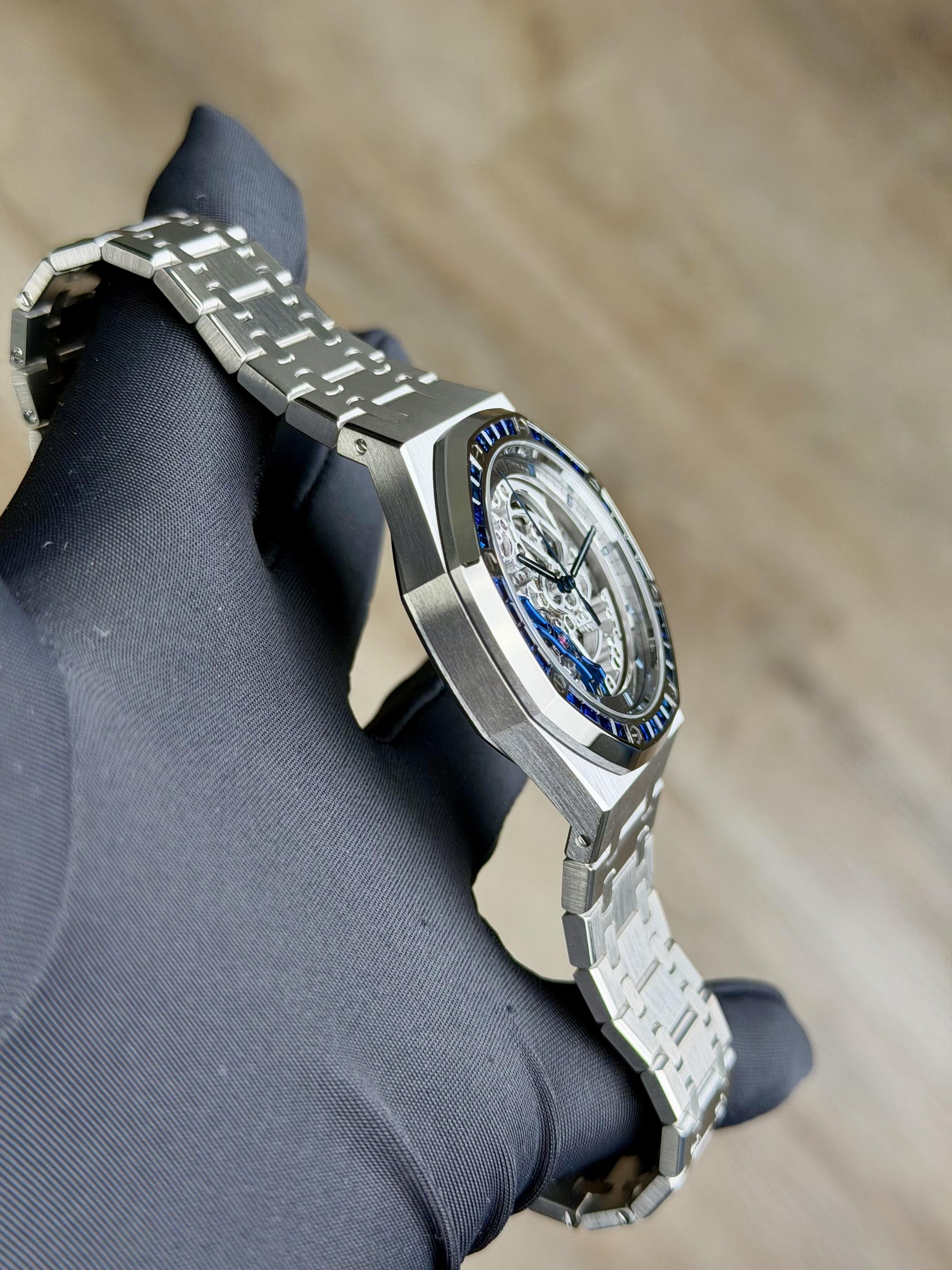 Audemars Piguet Royal Oak Dble Balance Blue Sapphire Unworn 15412BC.SS.1220BC.02