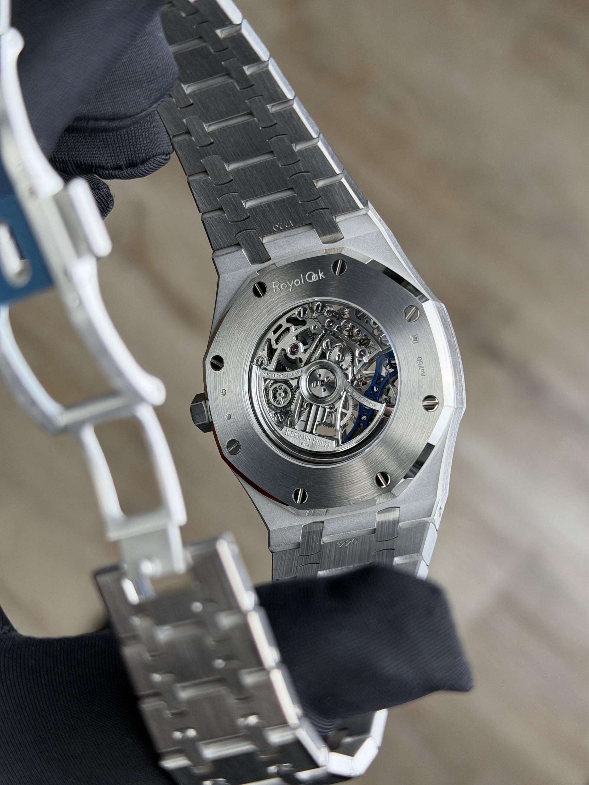 Audemars Piguet Royal Oak Dble Balance Blue Sapphire Unworn 15412BC.SS.1220BC.02