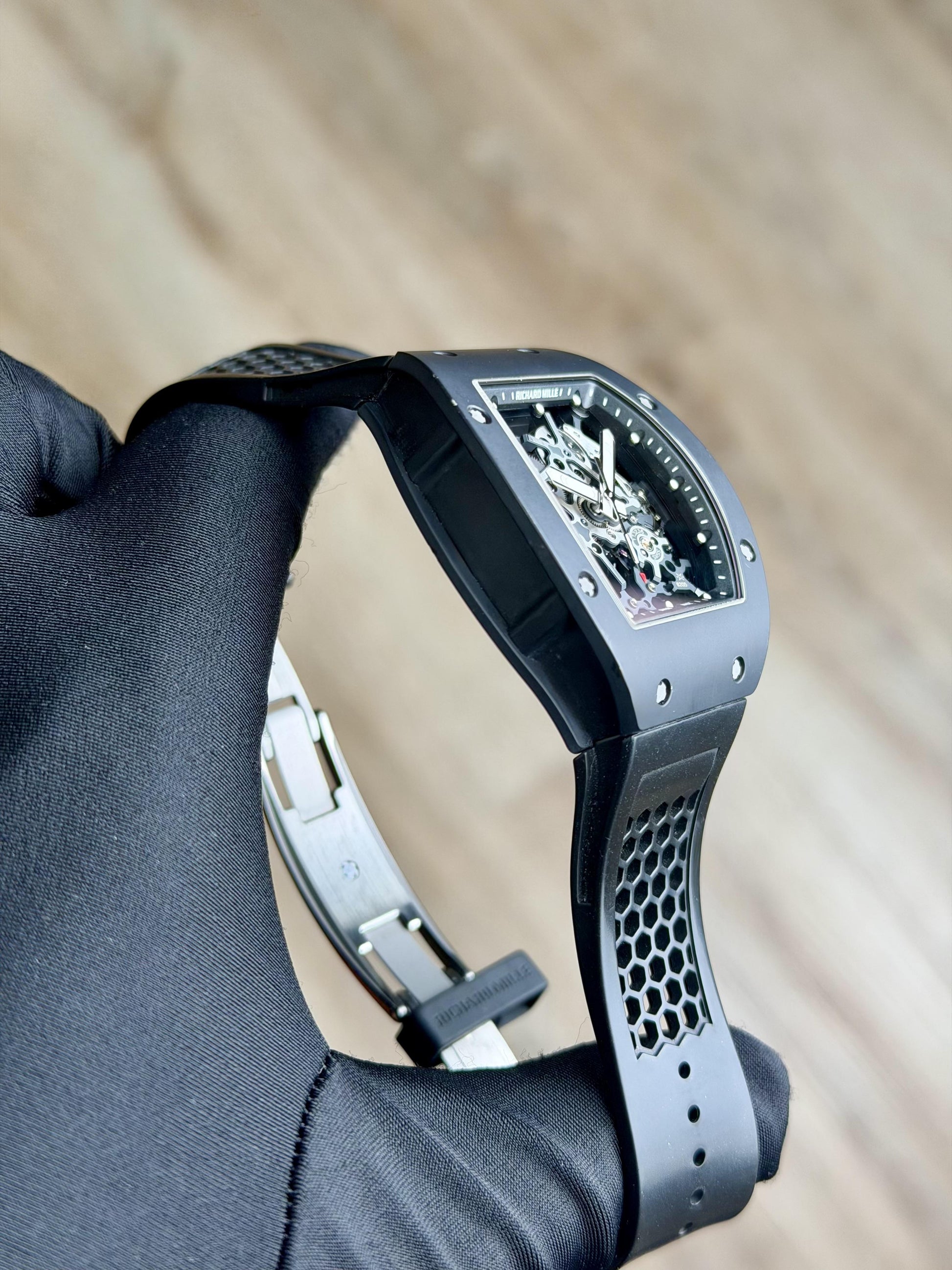 Richard Mille Baby Nadal Black Aluminum Alloy Preowned RM035