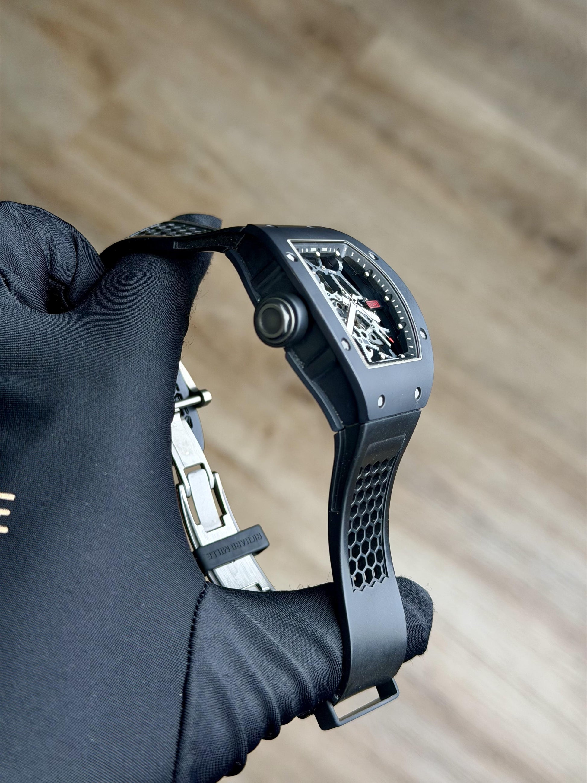 Richard Mille Baby Nadal Black Aluminum Alloy Preowned RM035