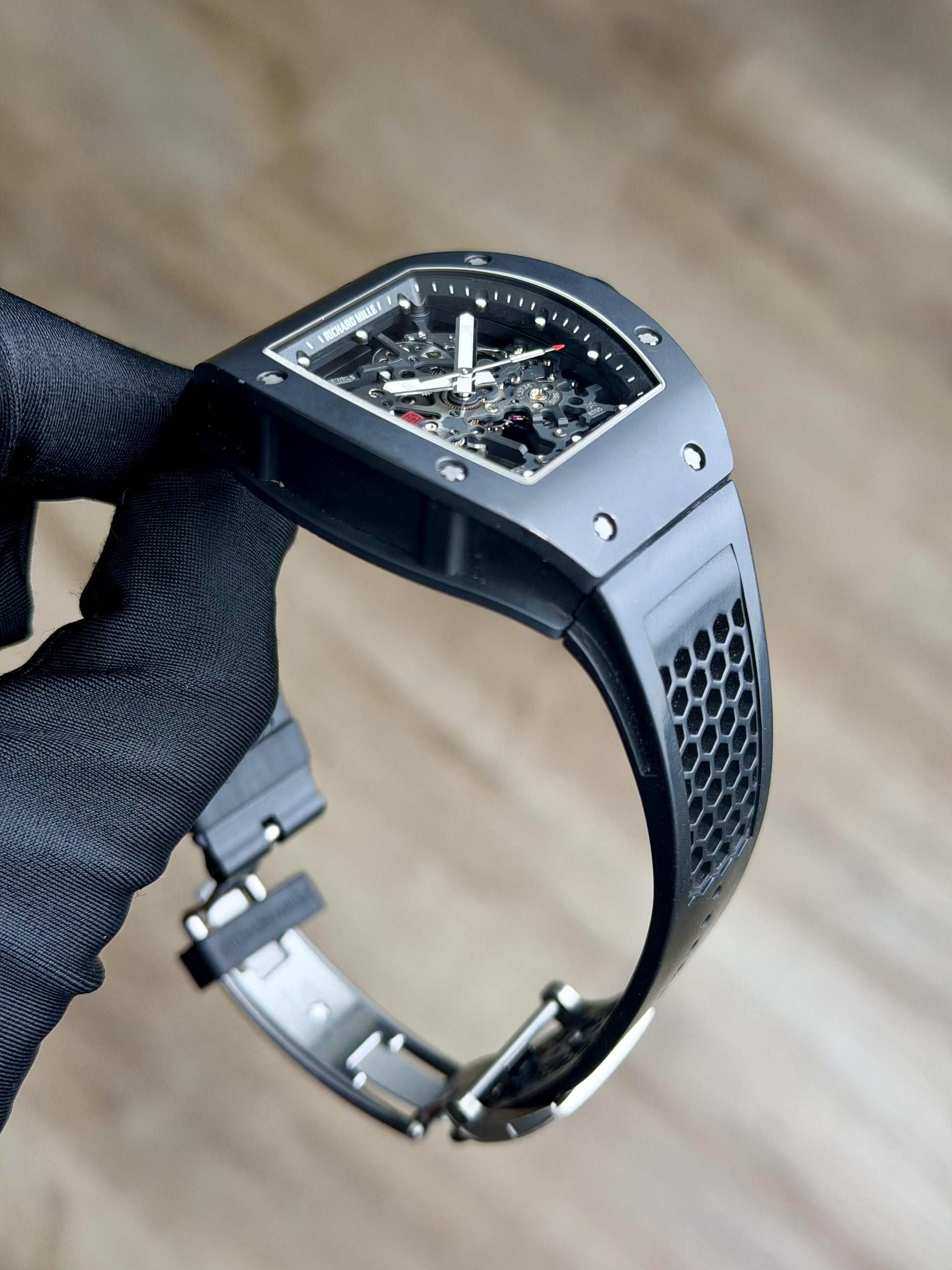 Richard Mille Baby Nadal Black Aluminum Alloy Preowned RM035