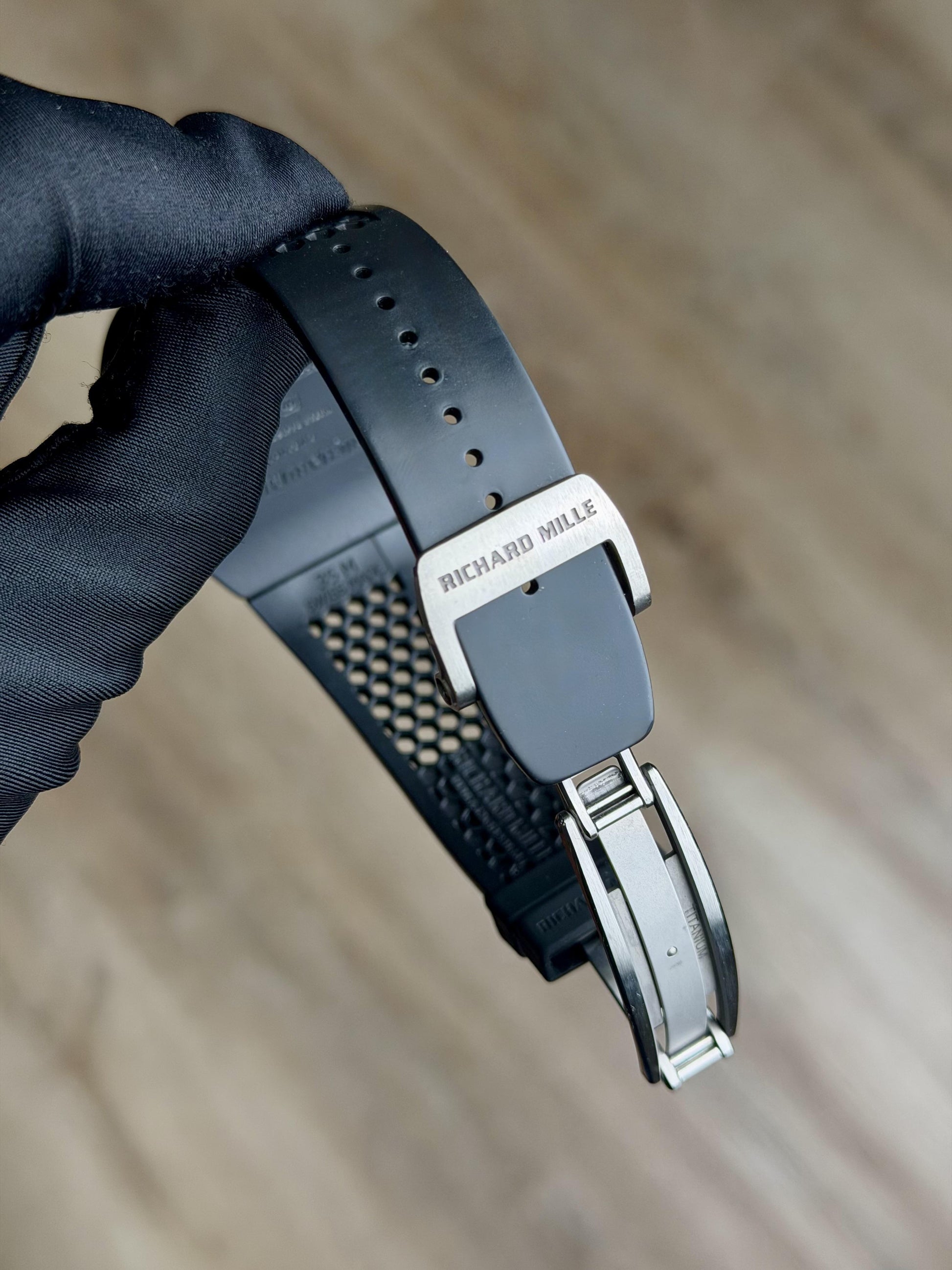 Richard Mille Baby Nadal Black Aluminum Alloy Preowned RM035