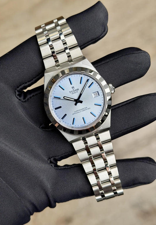 Tudor Royal 36 Light Blue Index Bracelet 2026 Unworn M2836C1A0-0106