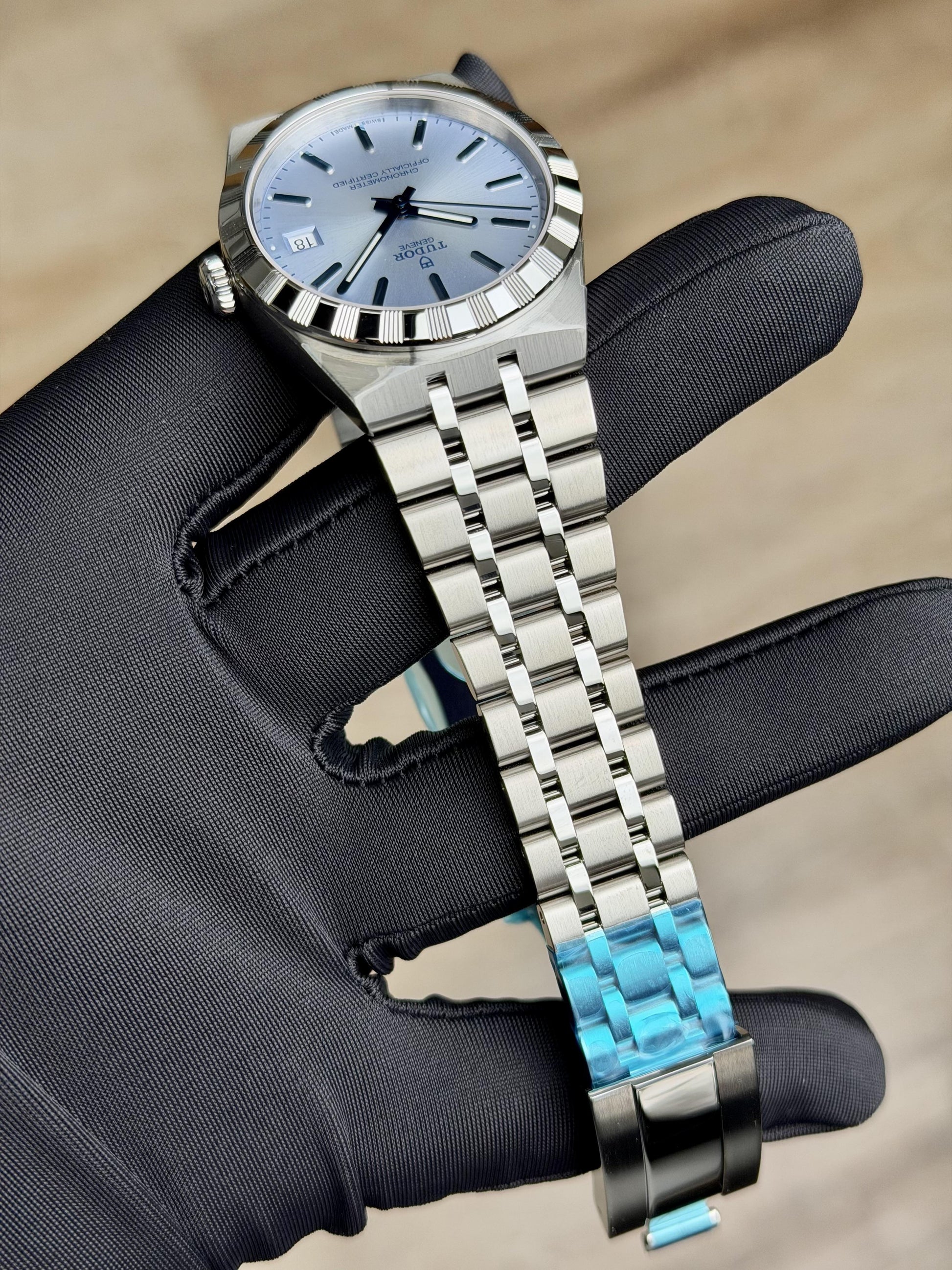 Tudor Royal 36 Light Blue Index Bracelet 2026 Unworn M2836C1A0-0106