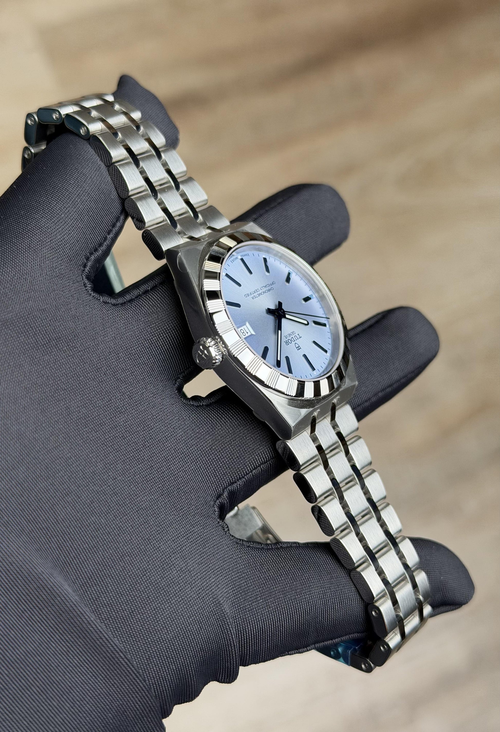 Tudor Royal 36 Light Blue Index Bracelet 2026 Unworn M2836C1A0-0106