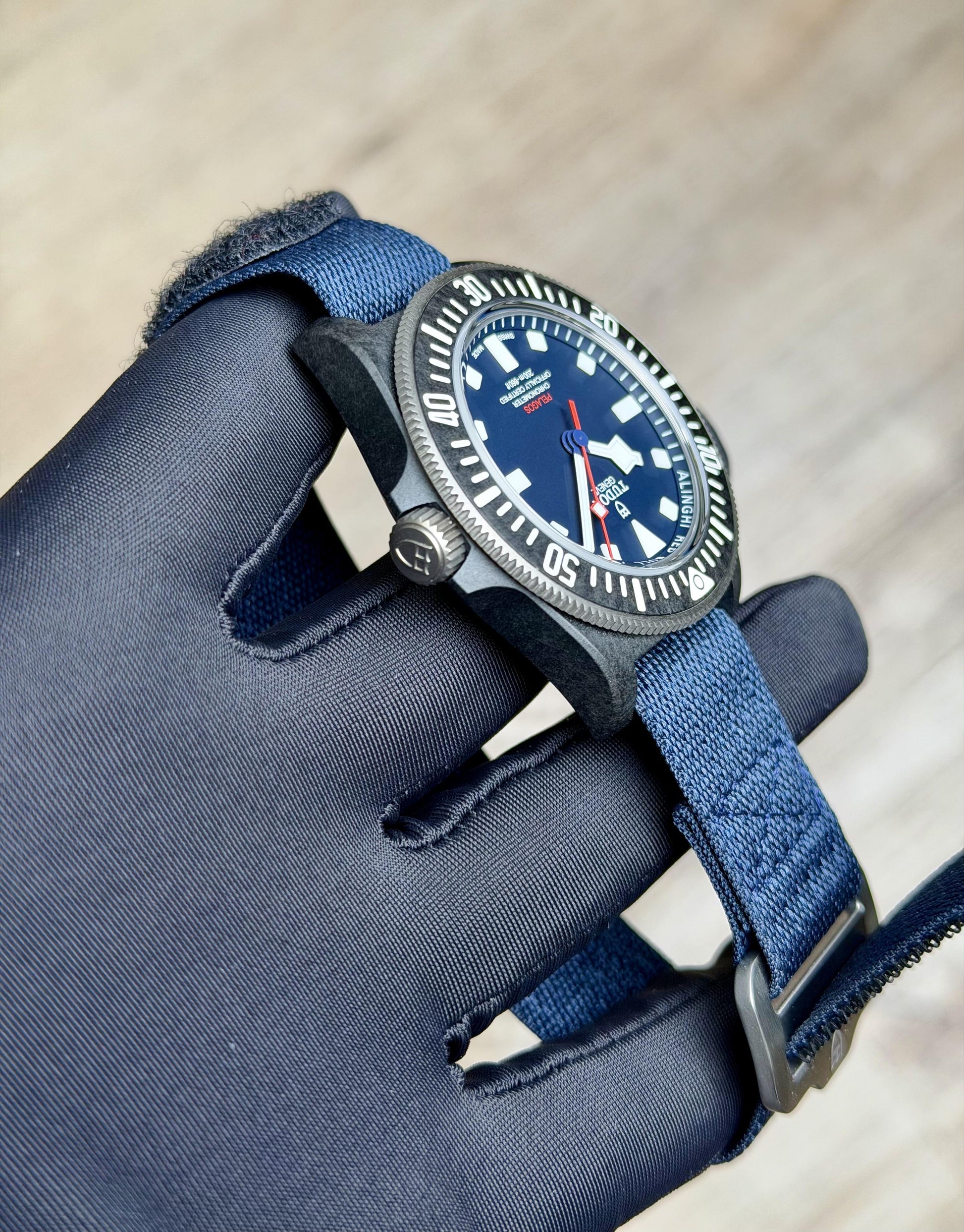 Tudor Pelagos FXD 42 Blue Nato Strap 2026 Unworn M25707KN-0001