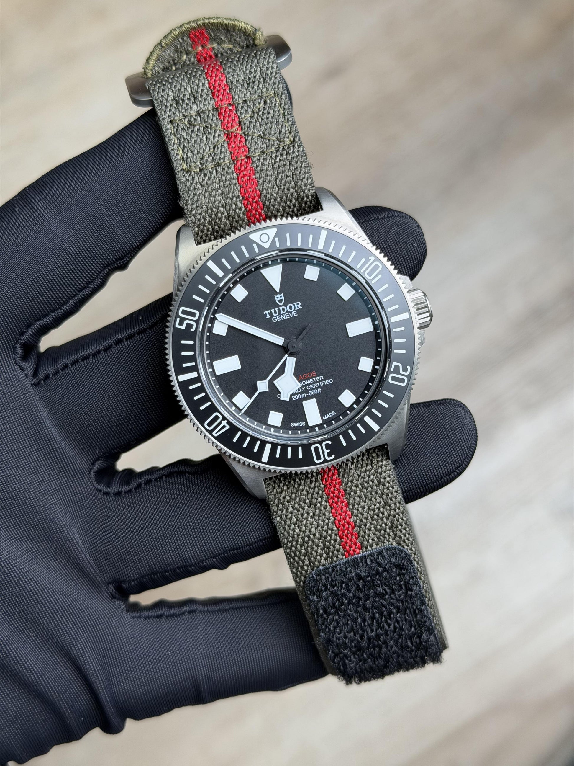 Tudor Pelagos FXD 42 Black Titanium Nato Strap 2026 Unworn M25717N-0001