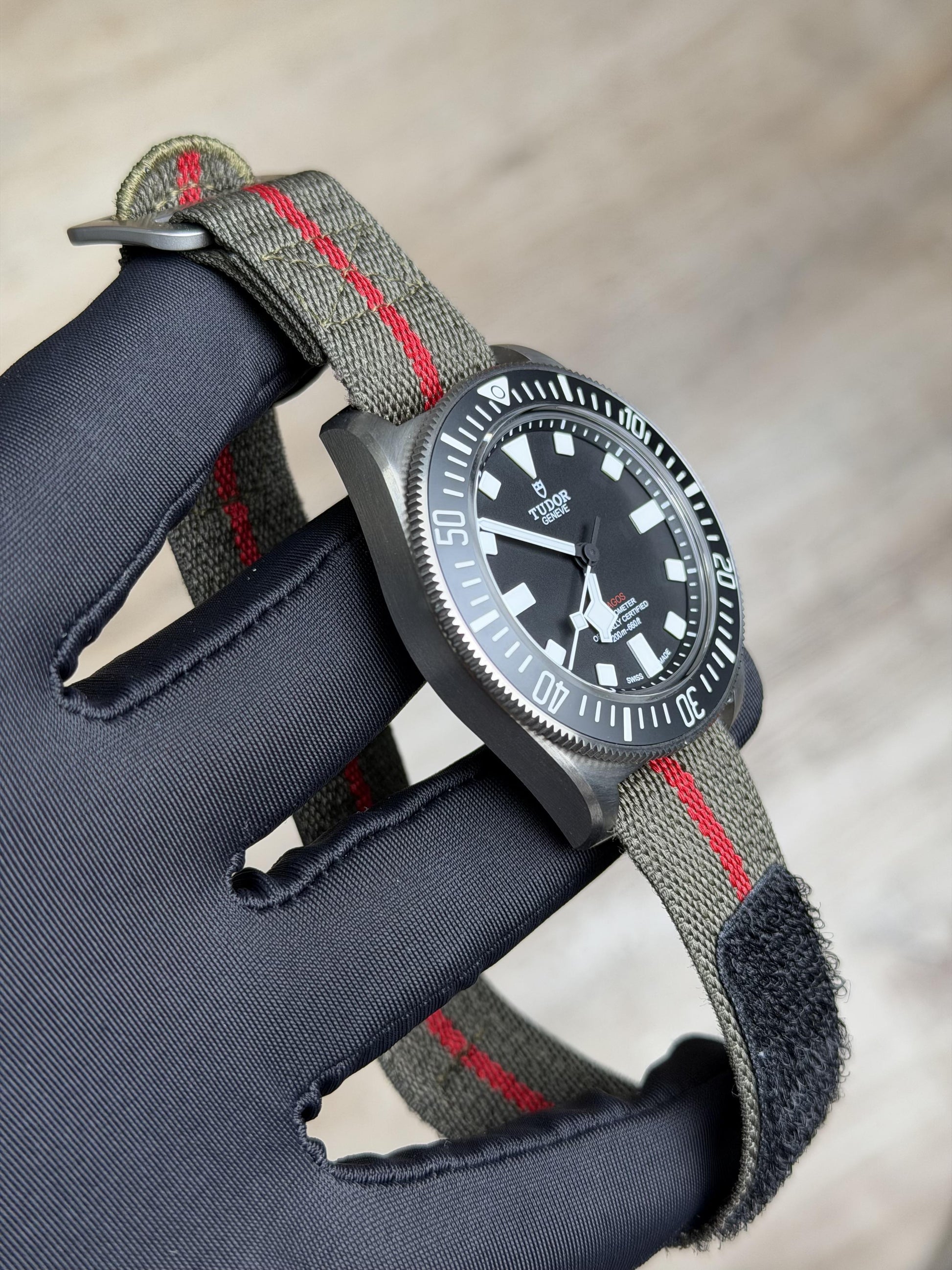 Tudor Pelagos FXD 42 Black Titanium Nato Strap 2026 Unworn M25717N-0001