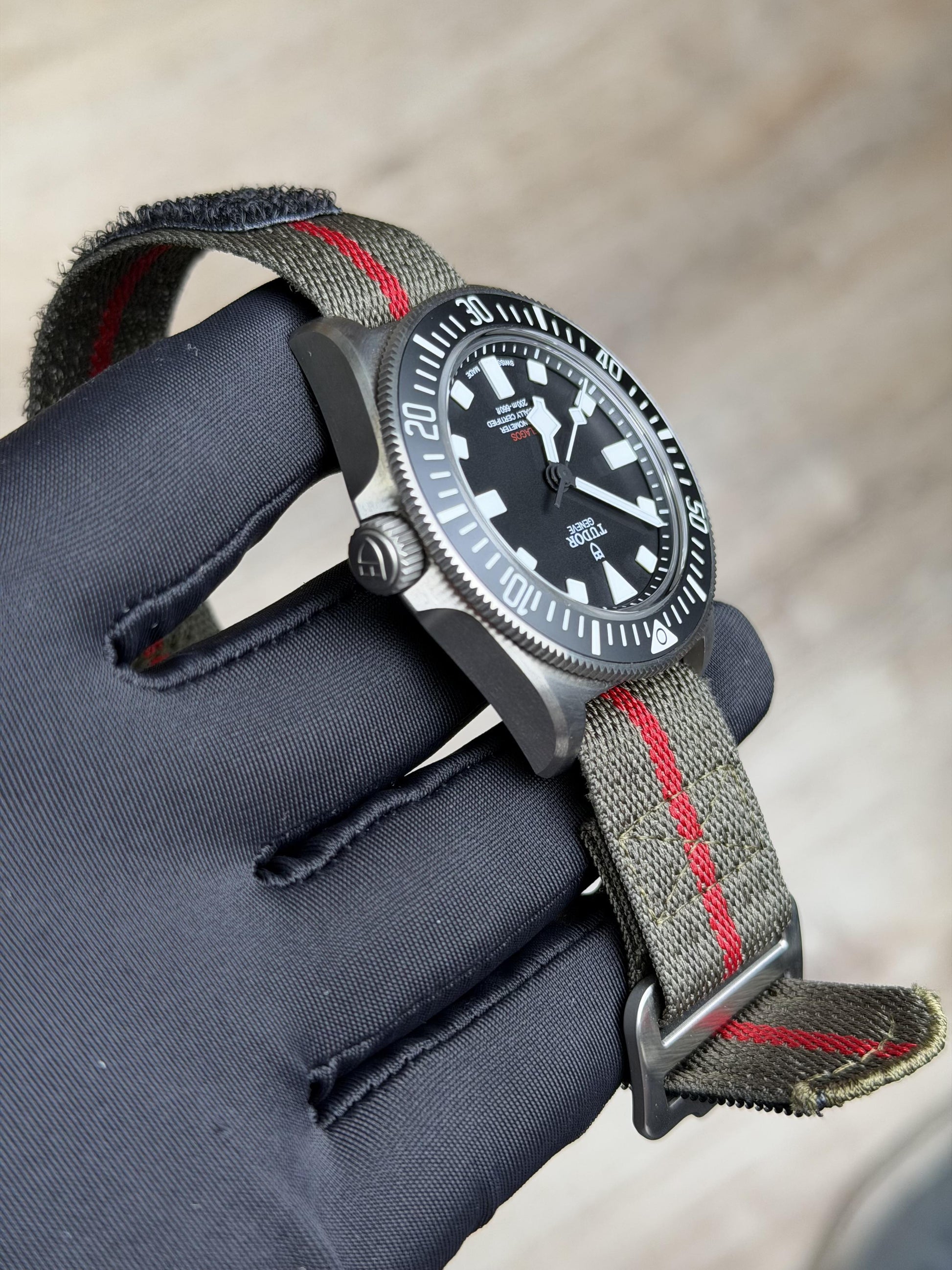 Tudor Pelagos FXD 42 Black Titanium Nato Strap 2026 Unworn M25717N-0001