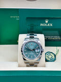 Rolex Datejust 41 Mint Green Index Fluted Oyster 2026 Unworn 126334