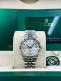 Rolex Datejust 31 Silver Diamond Fluted Jubilee 2026 Unworn 278274