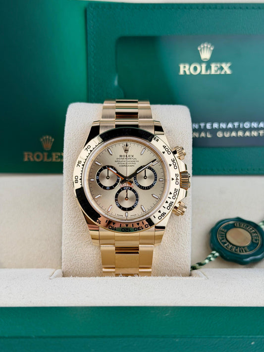 Rolex Daytona 40 Golden/Gold Index Oyster 2026 Unworn 126508