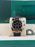 Rolex Daytona 40 Black/Black Index Oysterflex 2026 Unworn 126518LN