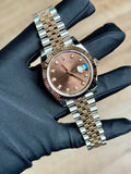 Rolex Datejust 41 Chocolate Diamond Fluted Jubilee 2026 Unworn 126331