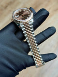 Rolex Datejust 41 Chocolate Diamond Fluted Jubilee 2026 Unworn 126331