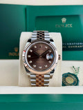 Rolex Datejust 41 Chocolate Diamond Fluted Jubilee 2026 Unworn 126331