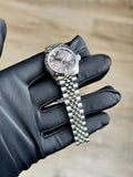 Rolex Datejust 28 Dark Grey Diamond Fluted Jubilee 2026 Unworn 279174