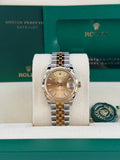 Rolex Datejust 31 Champagne Index Fluted Jubilee 2026 Unworn 278273