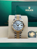 Rolex Datejust 31 MOP Pearl Diamond Fluted Jubilee 2026 Unworn 278273