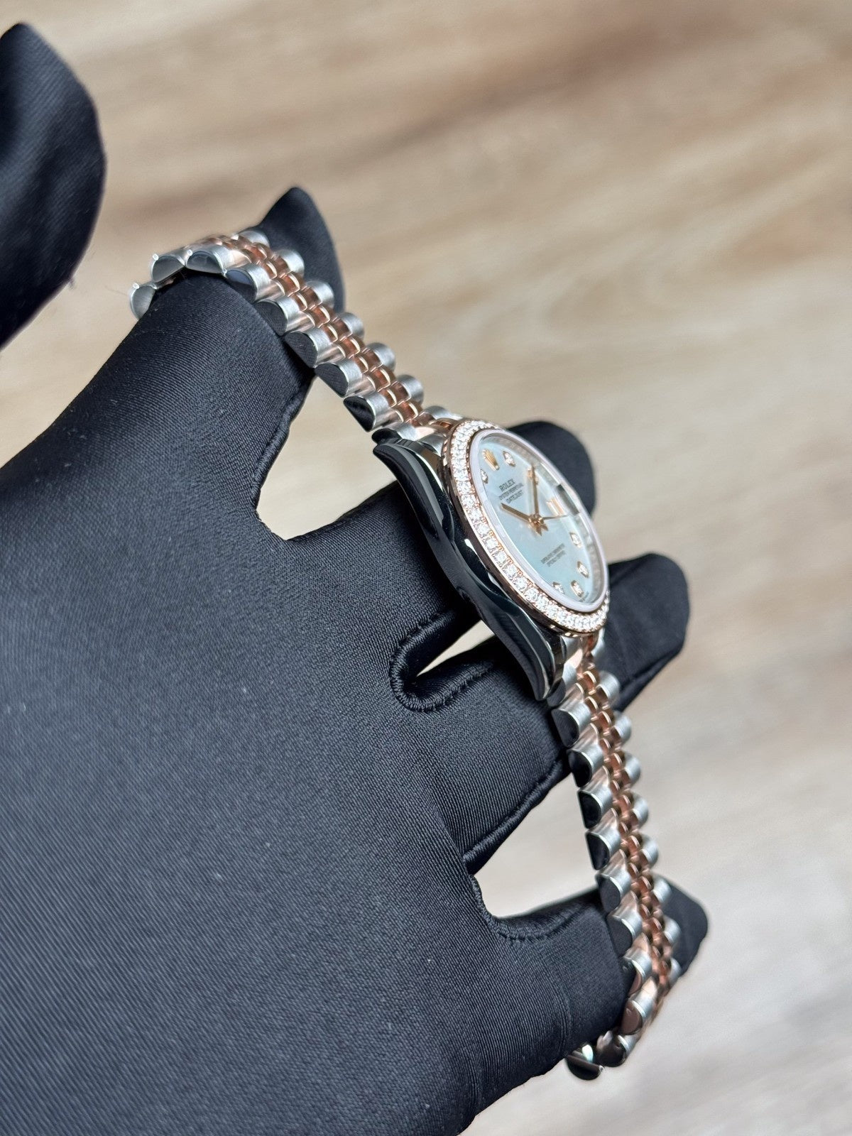 Rolex Datejust 31mm MOP Pearl Diamond Marker Bezel Jubilee 2025 Unworn 278381RBR