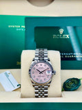 Rolex Datejust 31 Pink Diamond Fluted Jubilee 2026 Unworn 278274