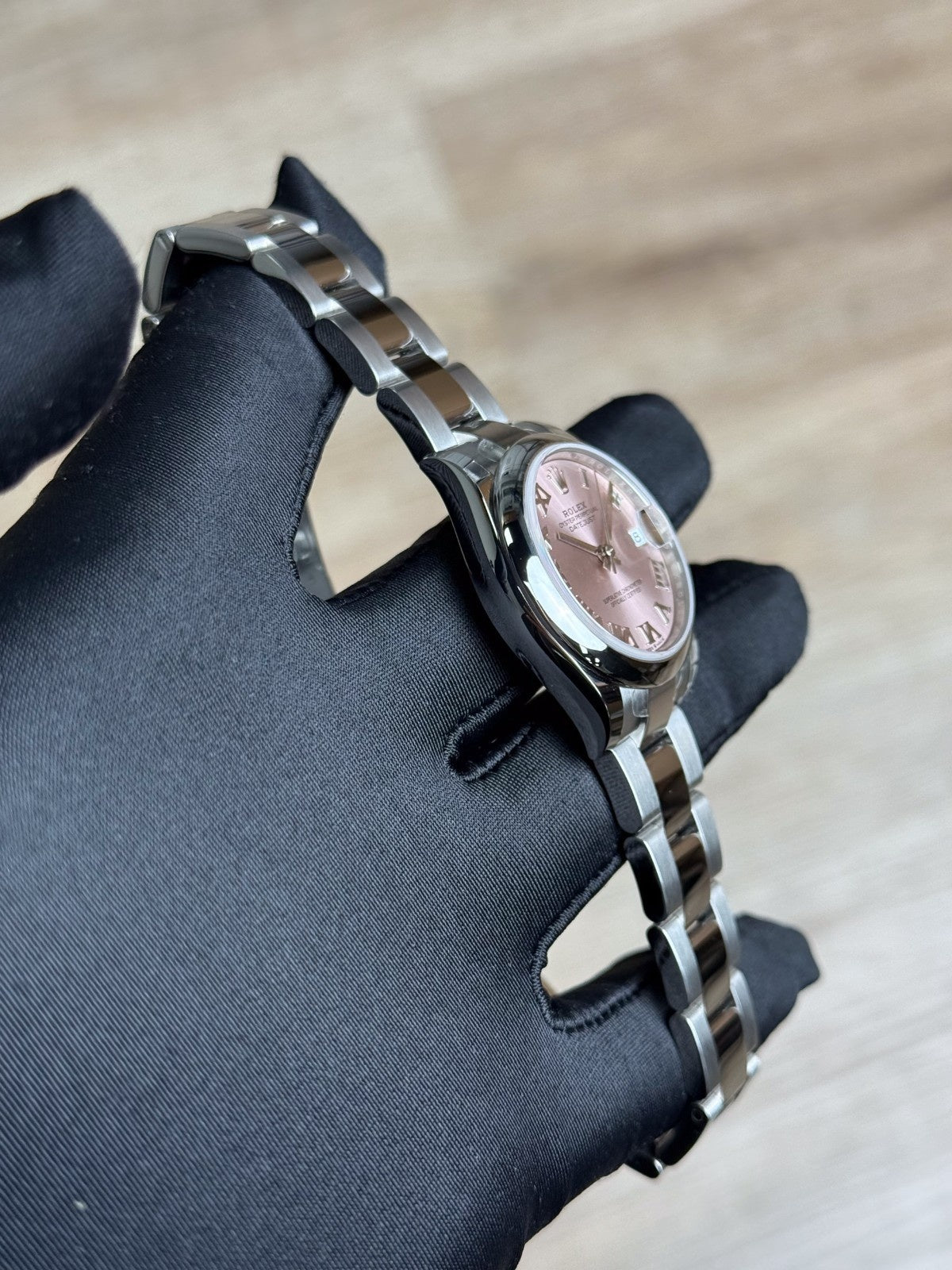 Rolex Datejust 31 Pink Roman Smooth Oyster 2026 Unworn 278240