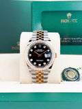 Rolex Datejust 36 Black Diamond Jubilee 2025 Unworn 126283RBR