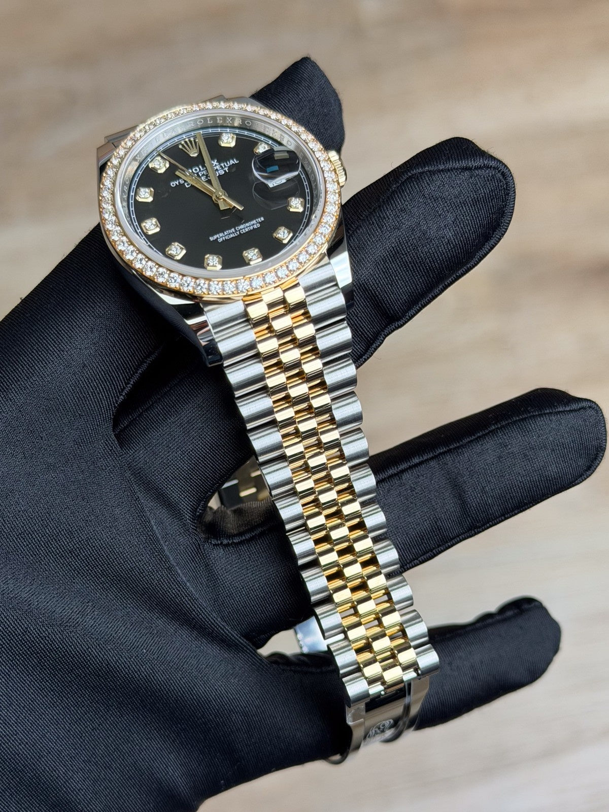 Rolex Datejust 36 Black Diamond Jubilee 2025 Unworn 126283RBR