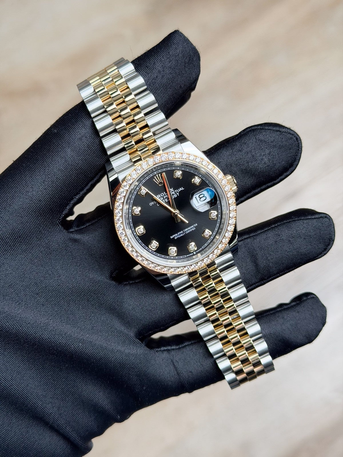 Rolex Datejust 36 Black Diamond Jubilee 2025 Unworn 126283RBR