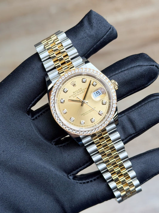 Rolex Datejust 36 Champagne Diamond Jubilee 2026 Unworn 126283RBR