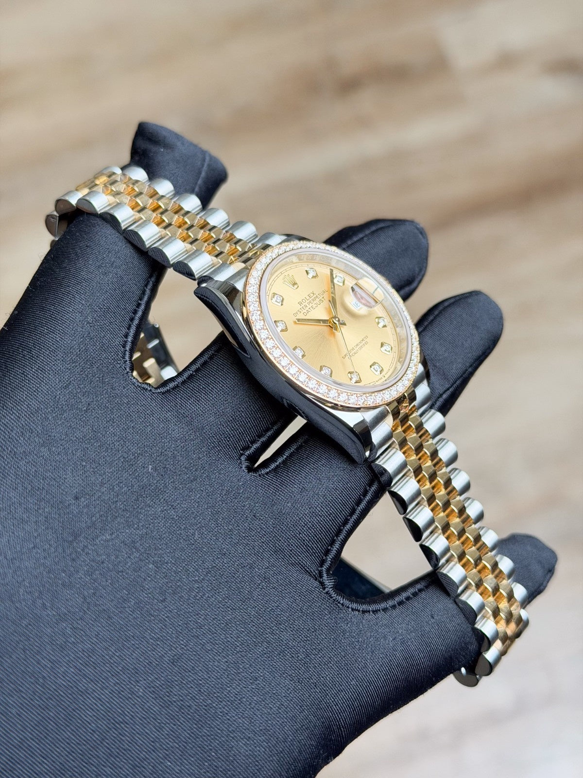 Rolex Datejust 36 Champagne Diamond Jubilee 2026 Unworn 126283RBR