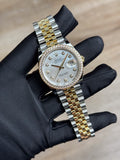 Rolex Datejust 36 MOP Pearl Diamond Bezel Jubilee 2026 Unworn 126283RBR