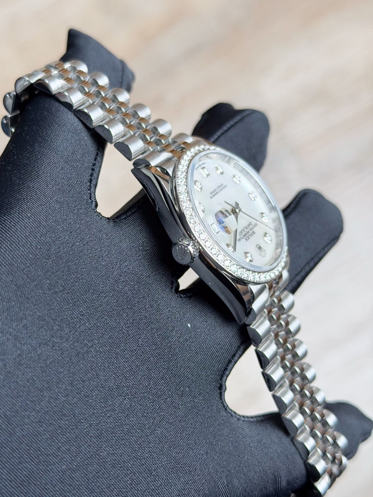 Rolex Datejust 36 MOP Pearl Diamond Bezel Jubilee 2026 Unworn 126284RBR