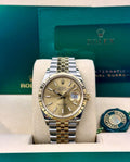 Rolex Datejust 36 Champagne Index Fluted Bezel Jubilee 2026 Unworn 126233