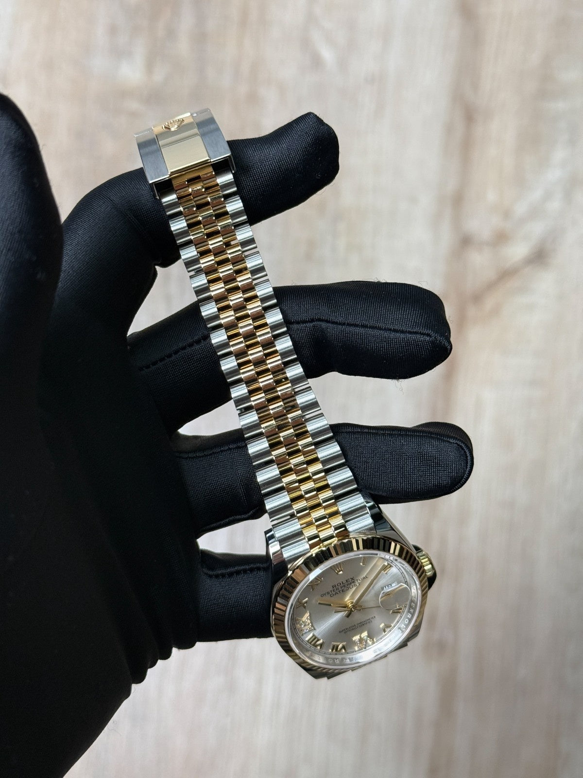 Rolex Datejust 36 Silver Roman VIIX Diamond Fluted Jubilee 2026 Unworn 126233