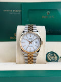 Rolex Datejust 36 White Index Fluted Jubilee 2026 Unworn 126233