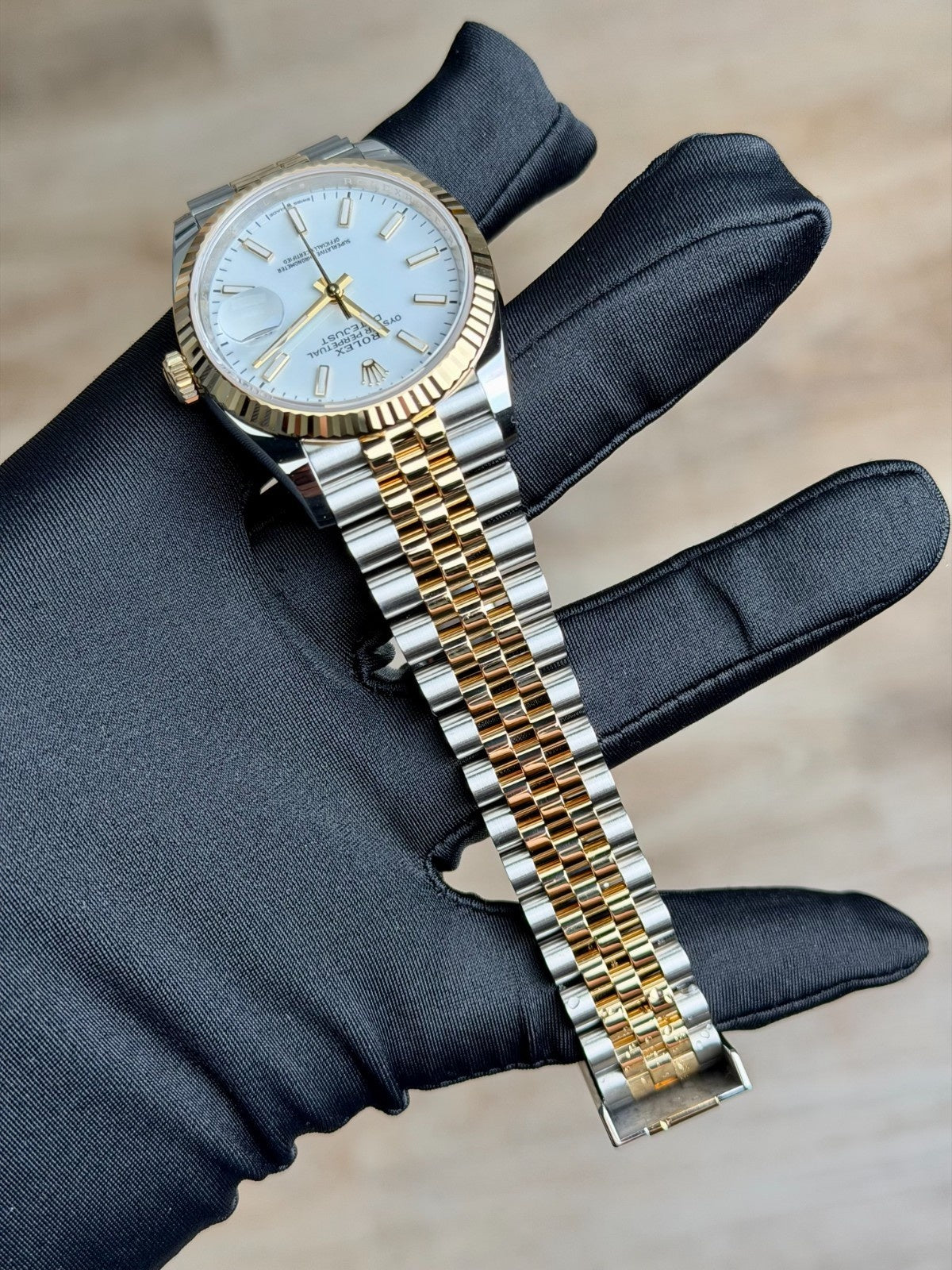Rolex Datejust 36 White Index Fluted Jubilee 2026 Unworn 126233