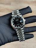 Rolex Datejust 41 Black Diamond Fluted Jubilee 2026 Unworn 126334