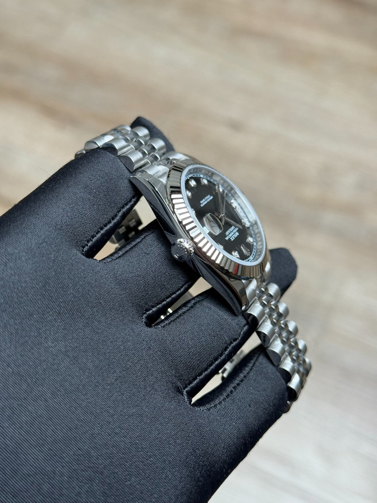 Rolex Datejust 41 Black Diamond Fluted Jubilee 2026 Unworn 126334