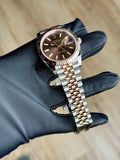 Rolex Datejust 41 Chocolate Brown Index Fluted Jubilee 2026 Unworn 126331
