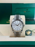 Rolex Datejust 41 Silver Index Fluted Jubilee 2026 Unworn 126334